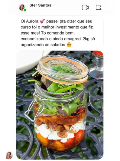 Depoimento de aluna