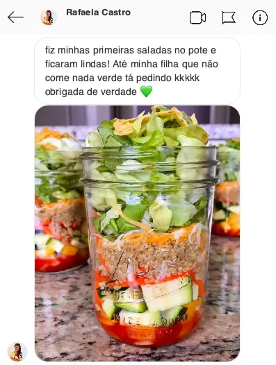 Depoimento de aluna