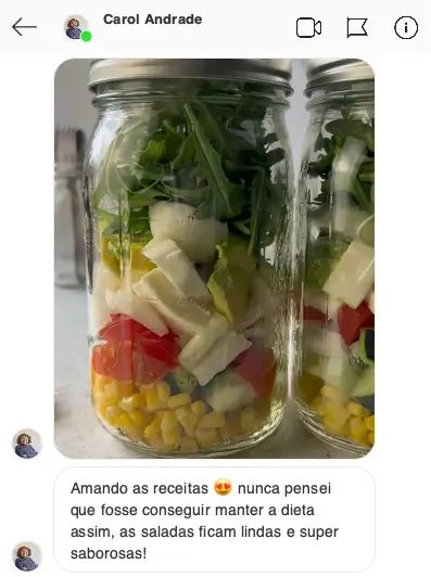Depoimento de aluna